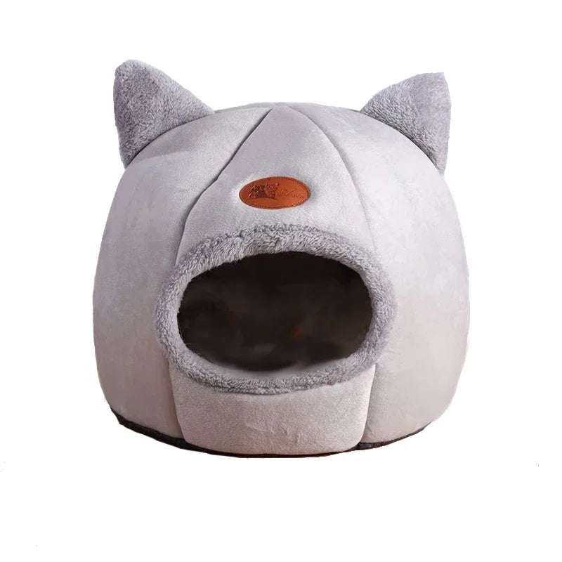 SoftNest Cozy Cat Cave Bed