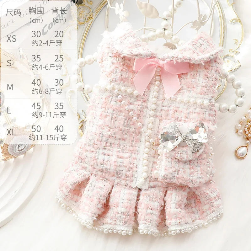 Luxury Princess Pet Dress with Matching Bag 👑✨