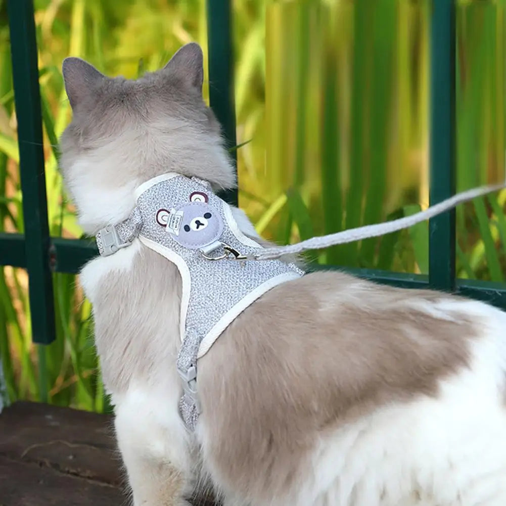 Necklace for Paws: Cozy Vest Harness + Leash Set