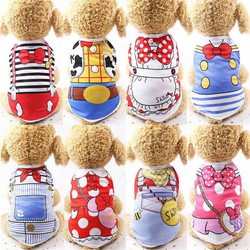 Cartoon Summer Dog Vest T-Shirt 🐶🍭
