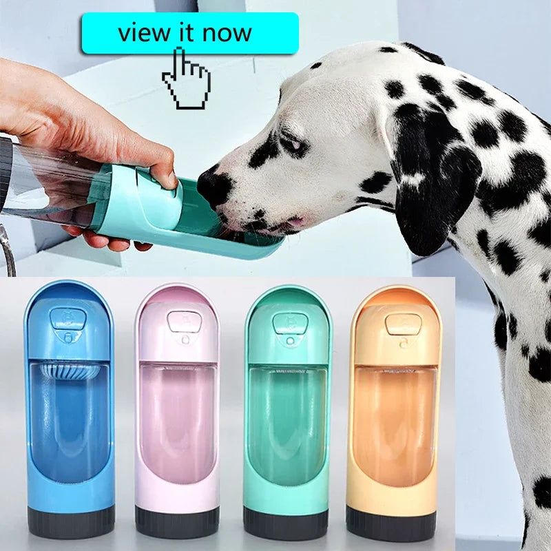 Detachable Food & Water Bowl Set for Cats & Small Dogs
