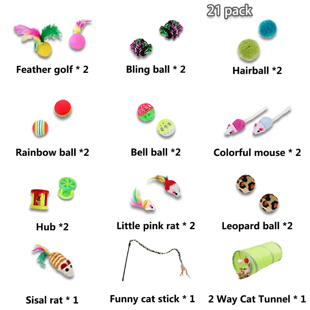 All-in-One Kitten Play Pack (Mixed Toys)