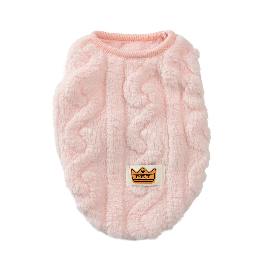 🧵Cozy Fleece Pet Sweater