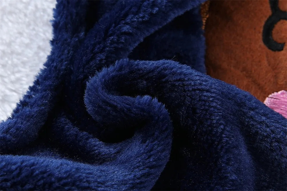 Cozy Bear Stripe Pet Jumpsuit