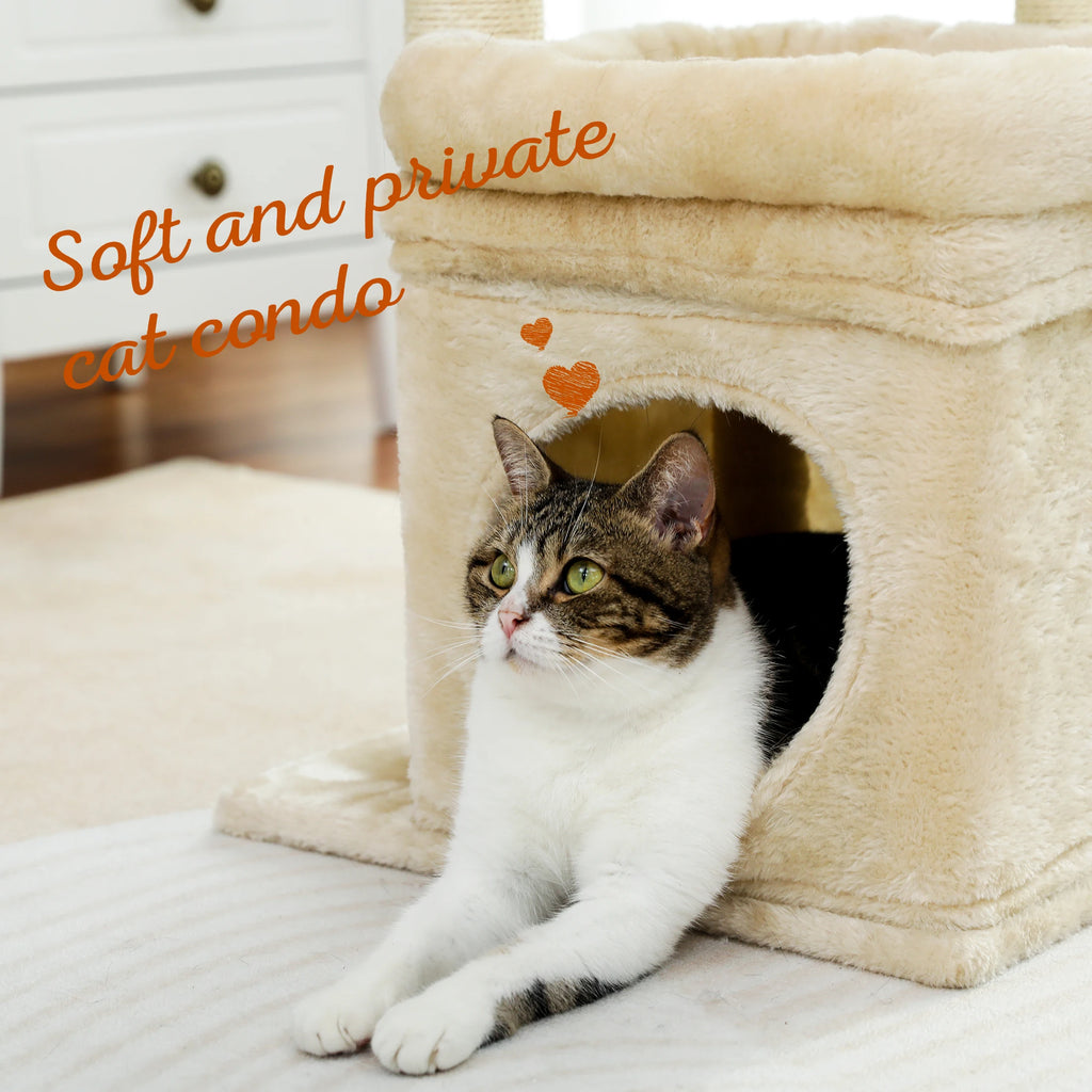 MiniNest Plush Cat Tower