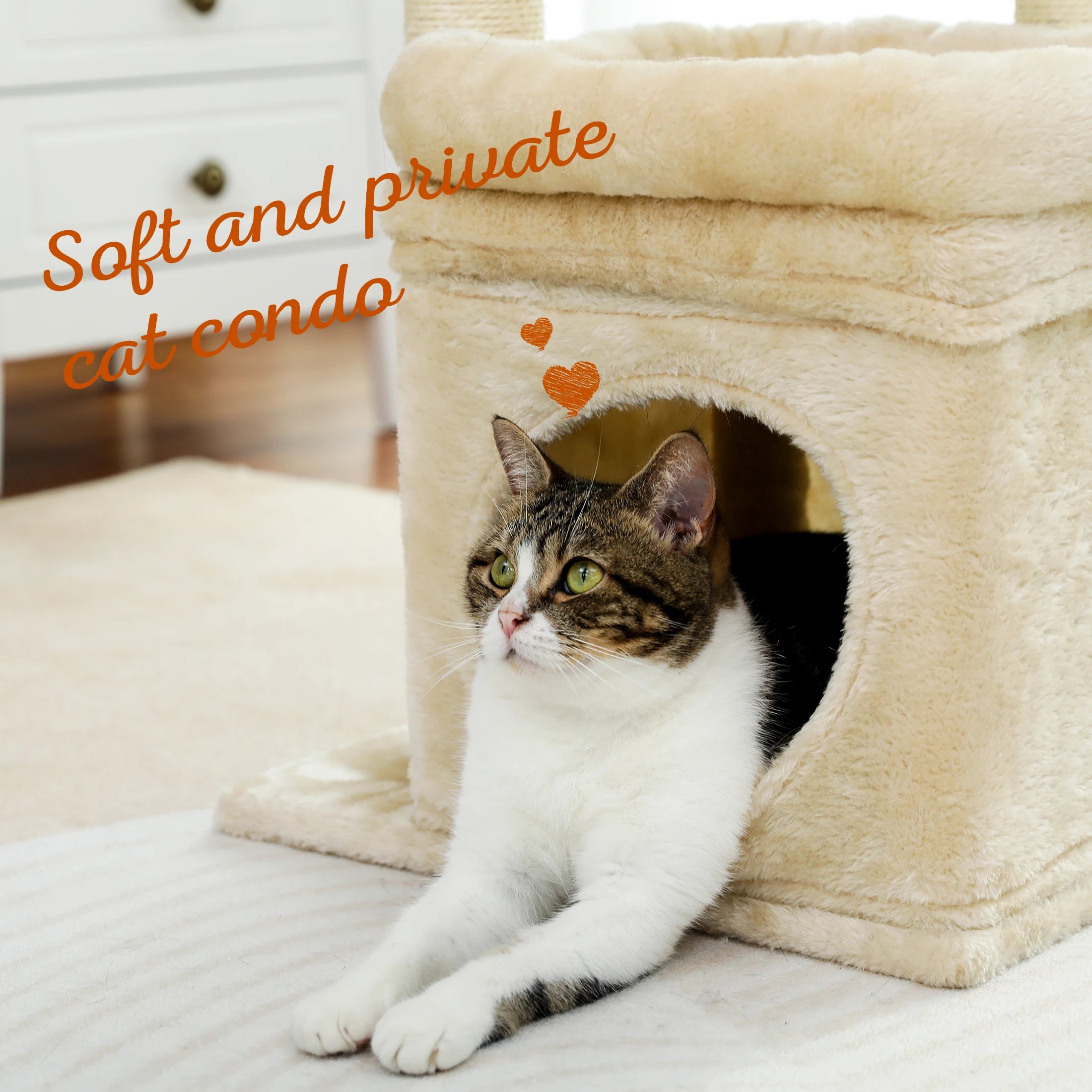 MiniNest Plush Cat Tower