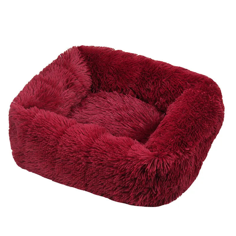 CloudCalm Plush Dog Bed