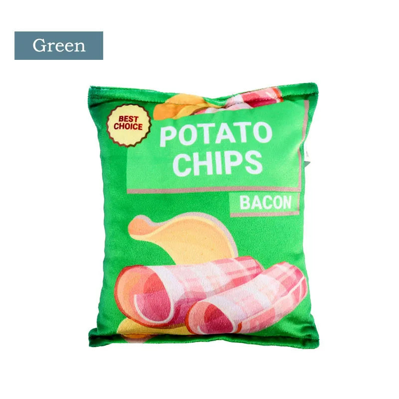 🍟Crunchy Chips Plush Dog Toy